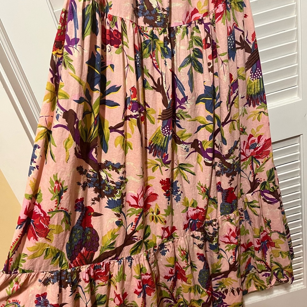 Guadalupe Momposina Raven Peach Dress off-the-shoulder - Picture 8 of 16